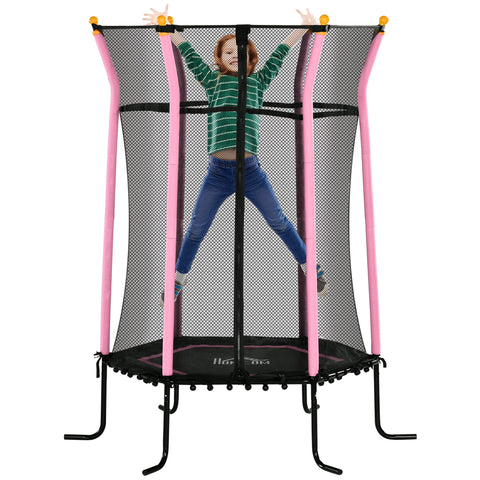 Rootz Children's Trampoline - Kids Bouncer - Jumping Mat - Safety Net - Ø163.5cm x 190cm - Steel Frame - Padded - Max Load 50kg