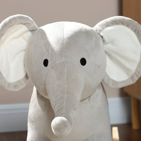Rootz Elephant Rocking Toy - Rocker - Child's Riding Toy - Safe Design - 64.5L x 31W x 52H cm