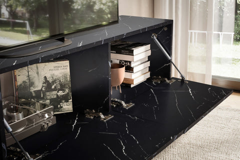 Rootz Hanging TV Base Cabinet - TV Stand - Entertainment Unit - Space-Saving Design - 160cm x 30cm x 30cm