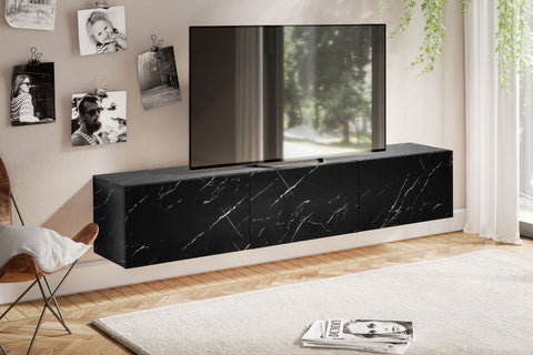 Rootz Hanging TV Base Cabinet - TV Stand - Entertainment Unit - Space-Saving Design - 160cm x 30cm x 30cm