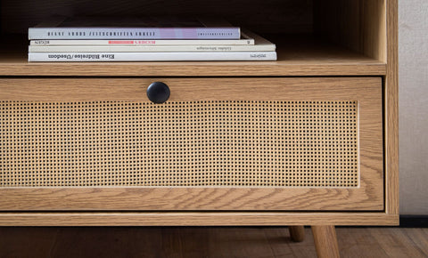 Rootz Modern TV Unit - Media Console - Entertainment Center - Space-Saving Design - 120cm x 56cm x 39cm