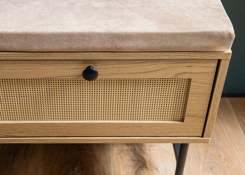 Rootz Modern Coat Bench - Storage Seat - Entryway Organizer - Spacious Drawers - 100cm x 48cm x 38cm