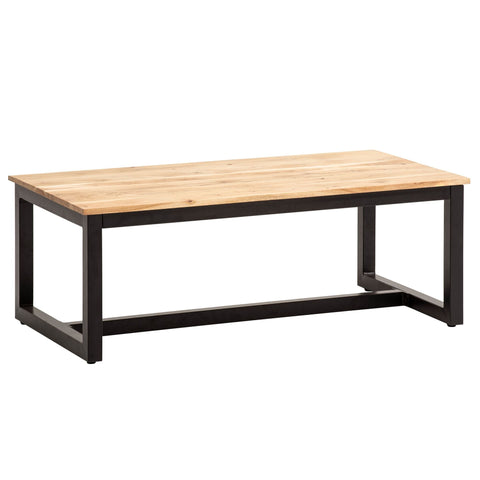 Rootz Large Coffee Table - Modern Industrial Coffee Table - Rectangular Table - Unique Handcrafted Design - 110cm x 60cm x 40cm