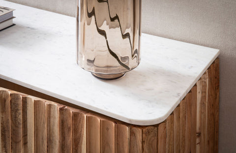 Rootz Modern Sideboard - Stylish Cabinet - Storage Chest - Handmade Elegance - 150cm x 80cm x 45cm
