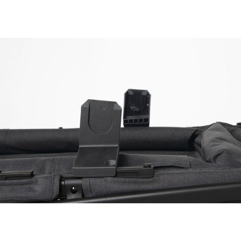 Rootz Baby Seat Adapter for Folding Handcart - Baby Seat Mount - Baby Seat Connector - Plastic - 6cm x 11cm x 11cm