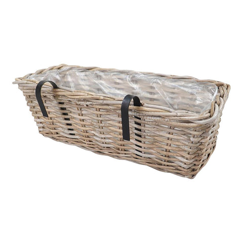 Rootz Batu Hanging Planters - Woven Planters - Rustic Bohemian Decor - Natural Beauty - 60x20x23 cm