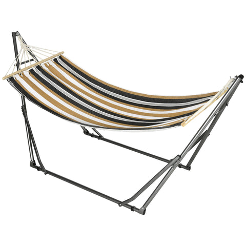Rootz Garden Folding Hammock - Drying Rack - Hammock Stand - 120kg Load - 270cm x 100cm x 94cm