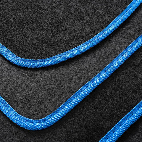 Rootz Car Floor Mat Set - Universal All-Weather Mats - Carpet Material - Vehicle Interior Protection - Non-slip Backing - 45cm x 67cm, 45cm x 33cm