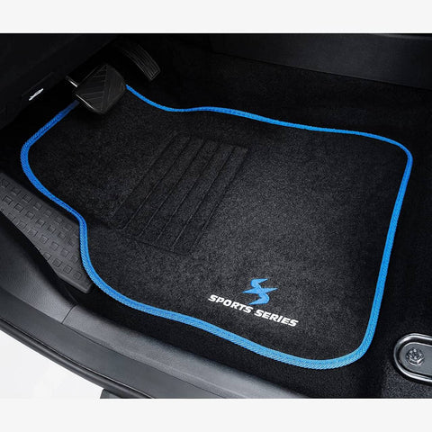 Rootz Car Floor Mat Set - Universal All-Weather Mats - Carpet Material - Vehicle Interior Protection - Non-slip Backing - 45cm x 67cm, 45cm x 33cm
