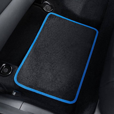 Rootz Car Floor Mat Set - Universal All-Weather Mats - Carpet Material - Vehicle Interior Protection - Non-slip Backing - 45cm x 67cm, 45cm x 33cm