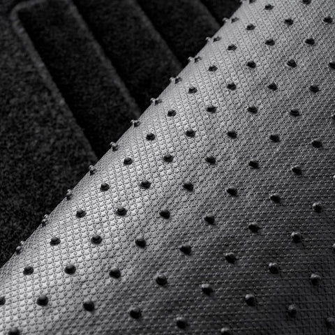 Rootz Car Floor Mat Set - Universal All-Weather Mats - Carpet Material - Vehicle Interior Protection - Non-slip Backing - 45cm x 67cm, 45cm x 33cm