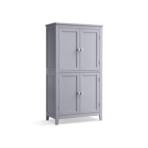 Rootz Kitchen Cabinet - Pantry Organizer - Storage Unit - Adjustable Shelves - 120cm x 40cm x 180cm