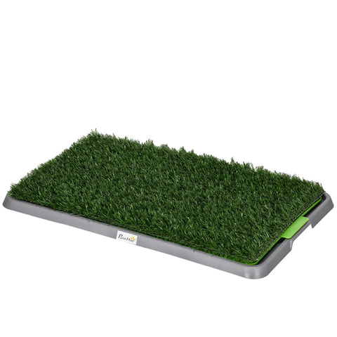 Rootz Dog Toilet - Artificial Grass - Drip Tray - Easy Clean - Puppy House Training - Indoor Outdoor - for Dogs up to 50cm - 67cm x 41cm