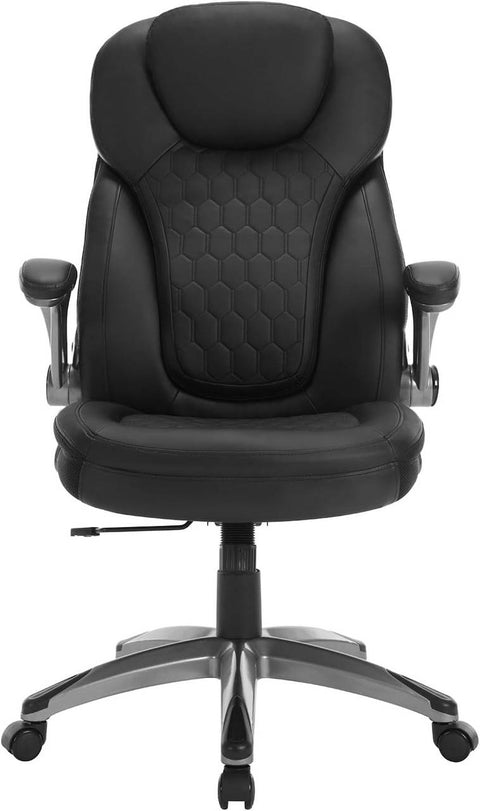 Rootz Executive Chair - Office Swivel Chair - Ergonomic Office Chair - Adjustable Height - PU Mesh - 67cm x (114.5-124.5)cm x 78cm