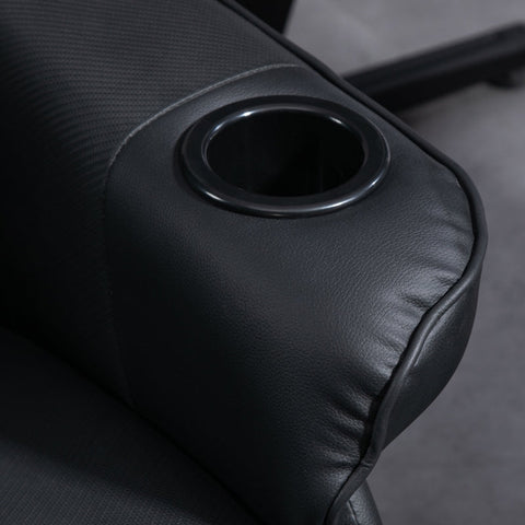 Rootz Massage Chair - TV Recliner - Gaming Chair - Faux Leather - 79.5cm x 82.5cm x 111.5cm