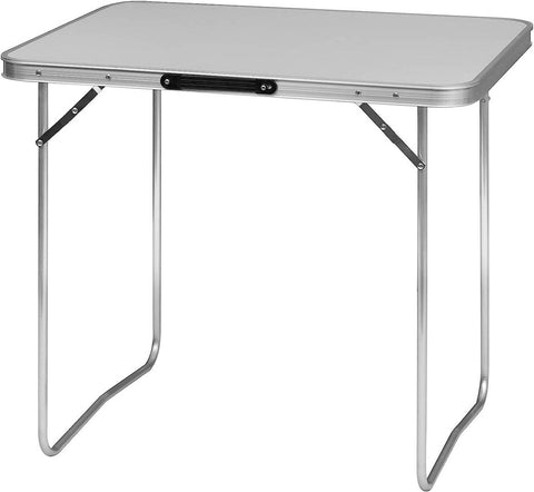 Rootz Portable Aluminum Camping Table - Folding Outdoor Table -Compact Foldable Table - Lightweight - 60cm x 70cm x 80cm