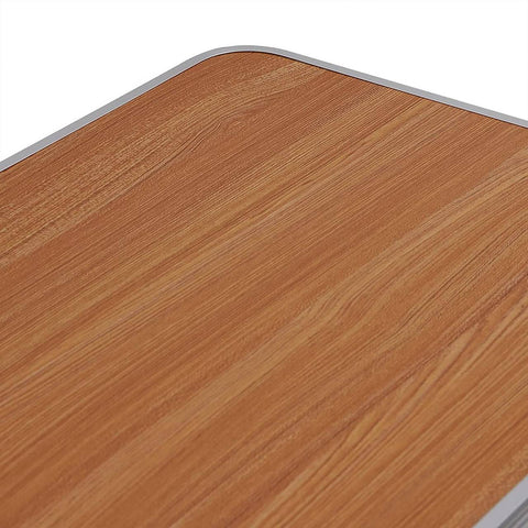 Rootz Folding Camping Table - Portable Picnic Table - Outdoor Dining Table - Rust-Proof - Aluminum Alloy - 70cm x 60cm x 50cm