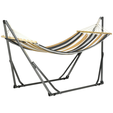 Rootz Garden Folding Hammock - Drying Rack - Hammock Stand - 120kg Load - 270cm x 100cm x 94cm