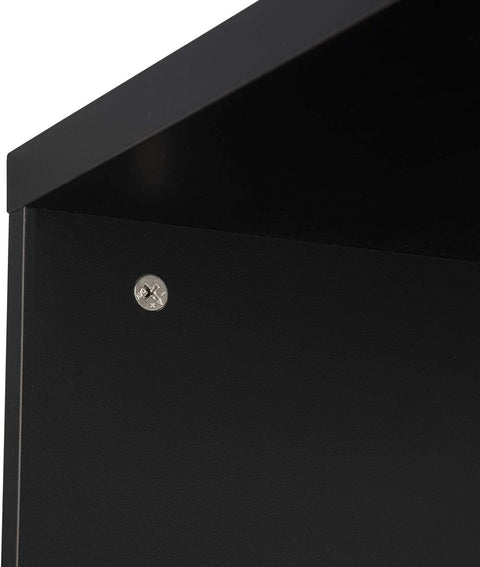 Rootz Modern S-Shaped Bar Table - Storage Bar Table - Wine Rack Table - Space-Saving - Durable - Easy Maintenance - 113cm x 105cm x 40cm