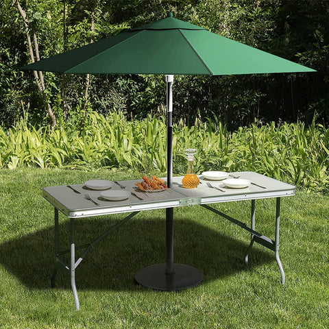 Rootz Ultimate Folding Camping Table - Portable Picnic Table - Outdoor Dining Table - Easy Setup - Compact & Lightweight - Weather-Resistant - 150cm x 69.5cm x 60cm
