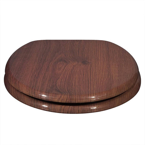 Rootz Premium Soft-Close Toilet Seat - Quiet Closing - Antibacterial Seat - Comfort Fit - Hygienic - Non-Slip - 37.8cm x 43.8cm