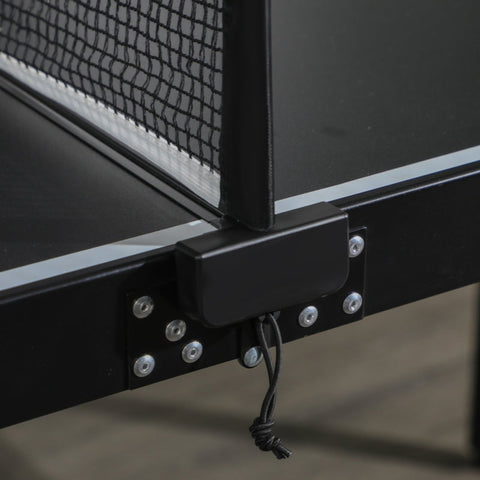 Rootz Compact Table Tennis Table Set - Mini Ping Pong Table - Portable Table Tennis - Rust-Proof Aluminum - Ideal for Small Spaces - 152cm x 76cm x 72cm