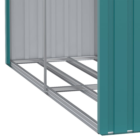 Rootz Wood Storage for Firewood - Log Holder - Firewood Rack - Moisture-Reducing - 240cm x 86cm x 160cm