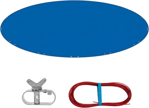 Rootz Ultimate Pool Cover - Protective Cover - Weatherproof Tarp - Durable 200gsm PE - Algae & UV Protection - Easy Installation - Multiple Sizes 305cm to 610cm