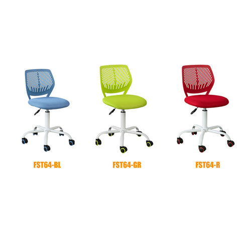 Rootz verstelbare bureaustoel voor kinderen - jeugddraaistoel - bureaustoel - ergonomisch ontwerp - nek- en rugsteun - stille 360 ​​graden wielen - 77-89 cm x 46-58 cm x 54 cm