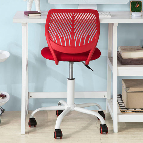 Rootz verstelbare bureaustoel voor kinderen - jeugddraaistoel - bureaustoel - ergonomisch ontwerp - nek- en rugsteun - stille 360 ​​graden wielen - 77-89 cm x 46-58 cm x 54 cm