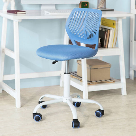 Rootz verstelbare bureaustoel voor kinderen - jeugddraaistoel - bureaustoel - ergonomisch ontwerp - nek- en rugsteun - stille 360 ​​graden wielen - 77-89 cm x 46-58 cm x 54 cm