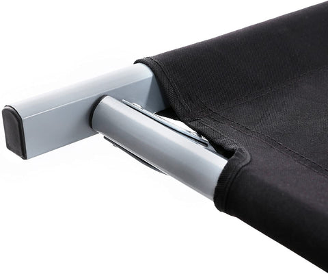 Rootz Folding Camp Bed - Portable Sleeping Cot - Travel Guest Bed - High Load Capacity - 190cm x 64cm x 42cm