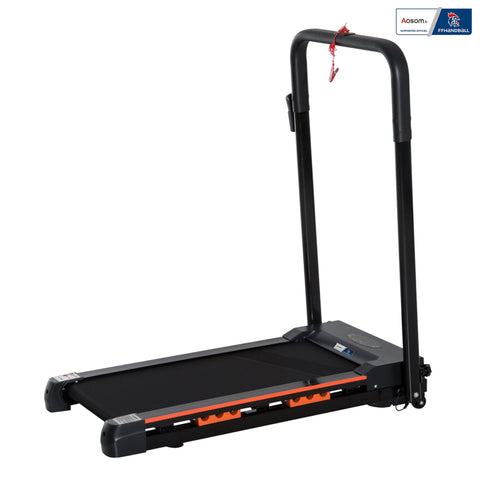 Rootz Electric Treadmill - Foldable Exercise Machine - Fitness Equipment - Shock Absorbing - LCD Screen - 105cm x 56cm x 108.5cm