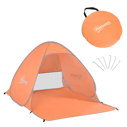 Rootz Beach Tent Pop-Up - Automatic UV Shelter - Sunshade - UV Protection - 200cm x 150cm x 119cm
