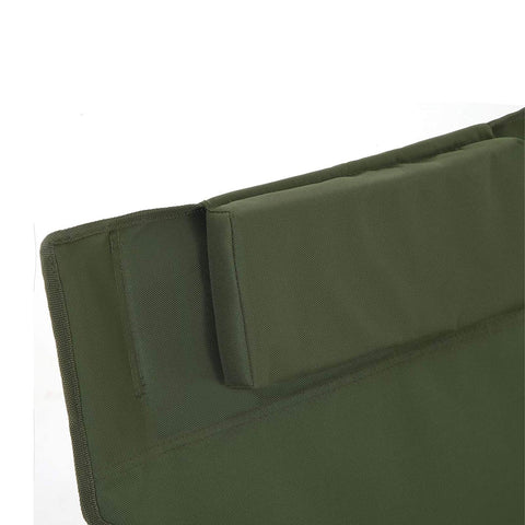 Rootz Green Camping Chair - Outdoor Chair - Folding Chair - Soft Headrest & Armrests - 81cm x 70cm x 91cm