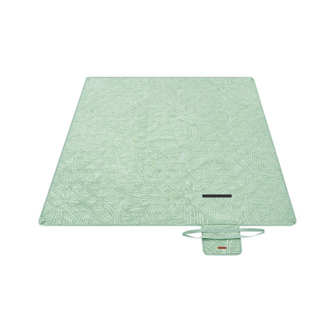 Rootz Picnic Blanket - Outdoor Mat - Beach Blanket - Mint Green - Polyester Surface - Foam Padding - Lightweight - Portable - 200cm x 200cm - Folded 42cm x 18cm x 18cm