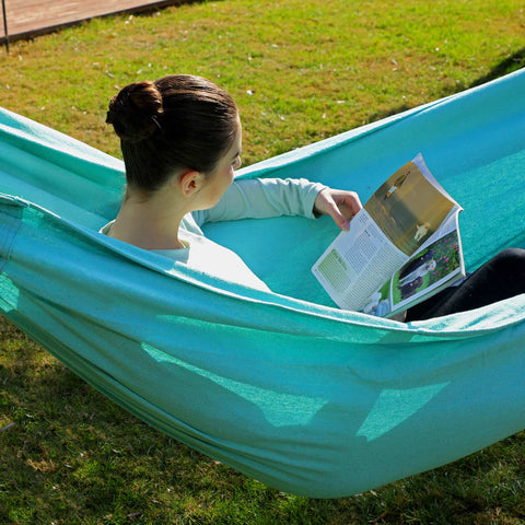 Rootz Hammock - Swing Bed - Hanging Lounger - Holds 300kg - 210 x 150 cm