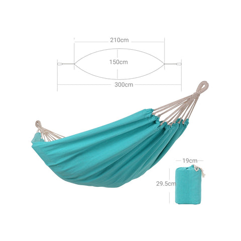 Rootz Hammock - Swing Bed - Hanging Lounger - Holds 300kg - 210 x 150 cm