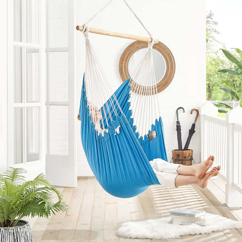Rootz Hanging Chair XXL - Monkey Swing - Hammock Chair - Cozy Retreat - 130cm x 185cm