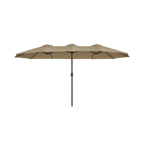 Rootz Extra Large Parasol - Sun Umbrella - Patio Umbrella - UV Protection UPF 50+ - 460 x 270 cmツ