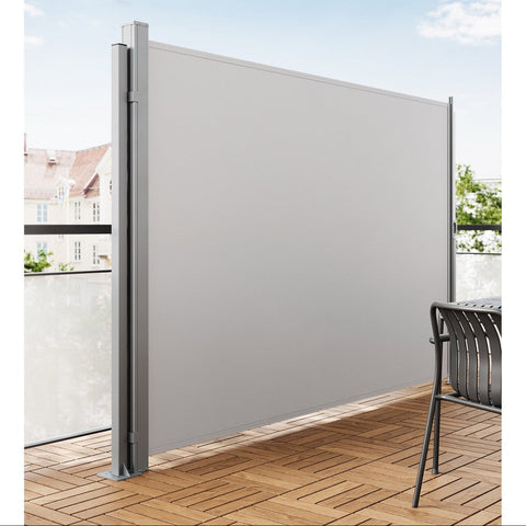 Rootz Support Post for Awning Box - Standpfosten - Powder-Coated Metal - Durable Support - 11.5 x 11.5 x 152 cm