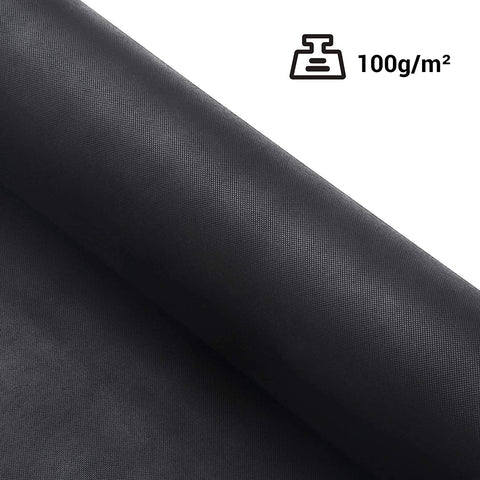 Rootz Garden Weed Fleece - Weed Control Fabric - Ground Cover - Moisture Retention - 1m x 50m