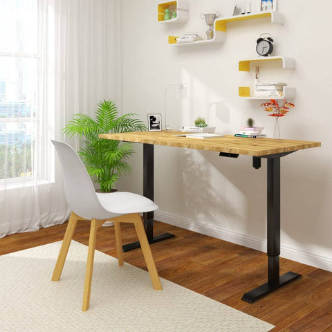 Rootz Adjustable Desk Frame - Electric Standing Desk - Motorized Sit-Stand Workstation - Ergonomic Design, Memory Settings, Safety Features - 70cm-114cm x 110cm-138cm
