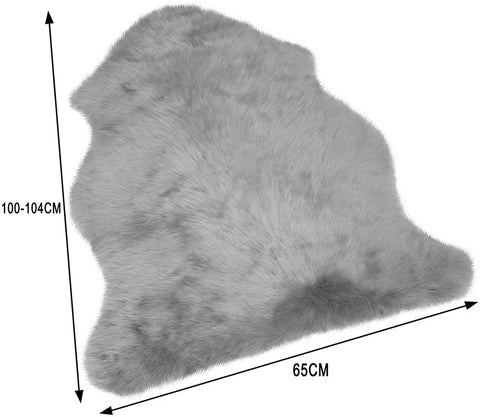 Rootz Eco Lambskin Rug - Natural Sheepskin - Comfort Rug - Insulating & Stain-Repellent - Sustainable & Versatile - Various Sizes Available