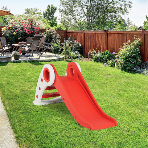 Rootz Children's Slide - Foldable Slide - Kids Outdoor Slide - Enhances Motor Skills - 120cm x 50cm x 56cm