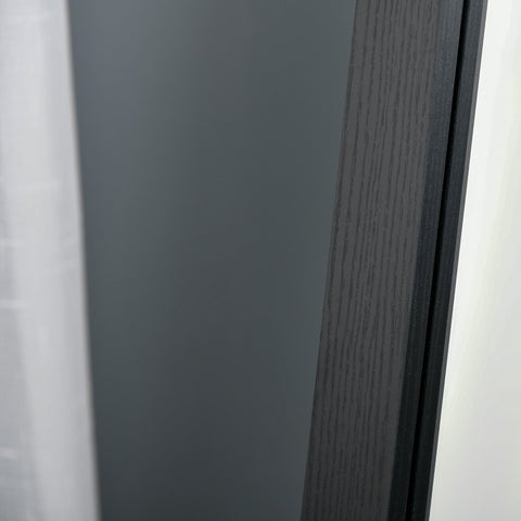 Rootz Freestanding and Wall Mirror - Floor Mirror - Dressing Mirror - Shatterproof Film - 37W x 37D x 154H cm - Black