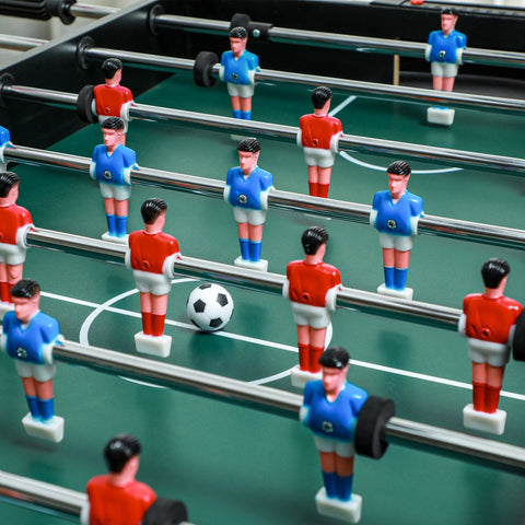 Rootz 4-in-1 Party Game Table - Table Tennis - Table Football - Durable Design - 107cm x 61cm x 84.5cm