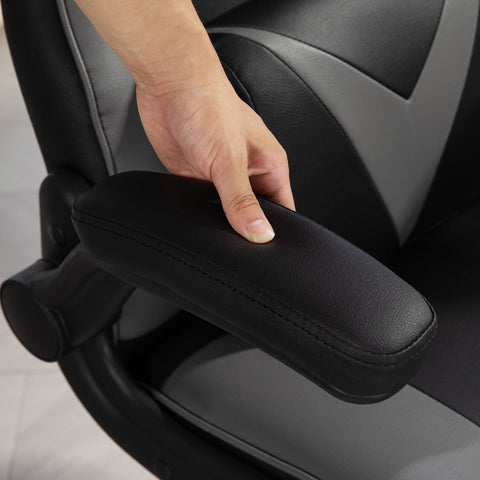 Rootz Rocking Gaming Chair - Swivel Seat - Ergonomic Chair - Height Adjustable - 67cm x 71cm x 112cm - Ultimate Comfort