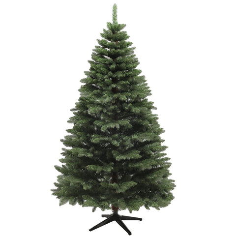 Rootz Christmas Tree - Pine Tree Replica - Festive Decor - Flame-Retardant - 120cm x 180cm - Easy Assembly - Sturdy Steel Base