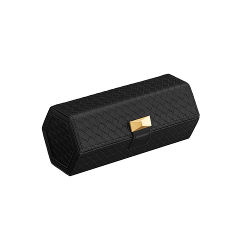 Rootz Portable Watch Box with Secret Compartment - Wristwatch Organizer - Hidden Storage - PU Leather - 9.8cm x 21.2cm x 8.7cm